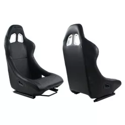 Racing seat MONZA RACE PLUS PVC Black