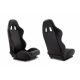 Racing seat MONZA PVC Black