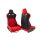 Racing seat Monza Furio Red