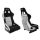 Racing seat SLIDE KS2 Premium Black & Grey Suede Silver Glitter