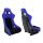 Racing seat SLIDE KS2 Premium Black & Purple Suede Black Glitter