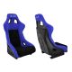 Racing seat SLIDE KS2 Premium Black & Purple Suede Black Glitter