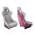 Racing seat SLIDE KS2 Premium Light Beige Suede Light Pink Glitter
