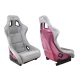 Racing seat SLIDE KS2 Premium Light Beige Suede Light Pink Glitter