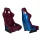 Racing seat SLIDE KS2 Premium Dark Purple Welur & Sea-Blue Glitter