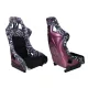 Racing seat SLIDE KS2 Premium Black & Spray Graffity Welur Pink Glitter