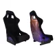 Racing seat SLIDE KS2 Premium Black Welur & Gradient Glitter