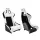 Racing seat SLIDE KS2 Premium White & Black Welur Carbon Glitter