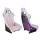 Racing seat SLIDE KS2 Premium Light Pink & Grafic Welur Gradient Glitter