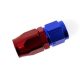Reusable swivel hose end straight AN6