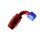 Reusable swivel hose end 90deg AN6