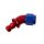 One Piece Forged Push-On Hose End 45deg AN6