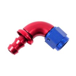 One Piece Forged Push-On Hose End 90deg AN6