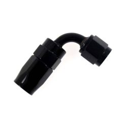 Swivel fitting 90deg AN4 Black