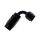 Swivel fitting 90deg AN8 Black