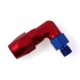 Swivel Fitting 90deg AN6-3/4-16NPT (AN8) cutter forged