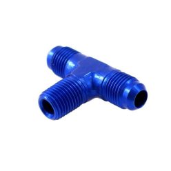 Flare tee AN6-1/4NPT-AN6