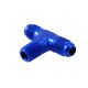 Flare tee AN6-1/4NPT-AN6