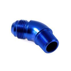 Full flow fitting 45deg AN8-3/8NPT