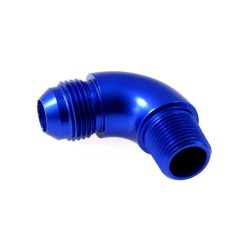 Full flow fitting 90deg AN6-1/2NPT