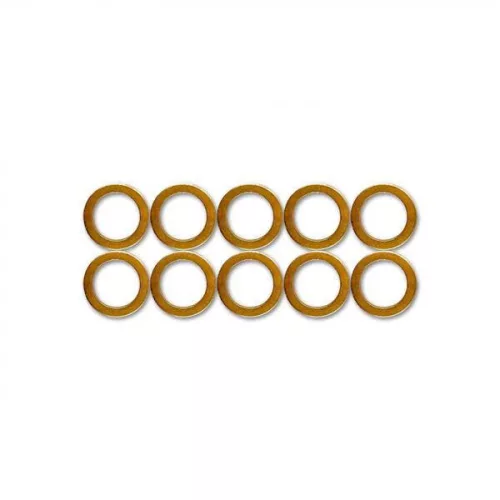 COPPER WASHERS - 10MM, 3/8", 1/8" 10 pieces