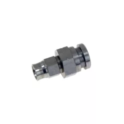 S.S hose end 3/8"-24NPT 17mm hex