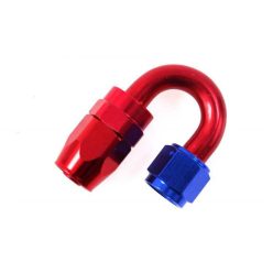 Reusable swivel hose end 180deg AN12