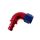 One Piece Forged Push-On Hose End 90deg AN12