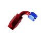 Reusable swivel hose end 90deg AN12
