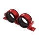 Fuel Pump Mounting 2x60mm Red
