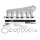 Intake manifold Toyota Lexus 2JZ-GTE with throttle body and fuel rail