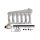 Intake manifold BMW E34 E36 M50 with throttle body and fuel rail