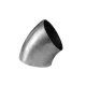 Stainless elbow 45deg 84mm thk.1,5mm