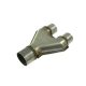 Stainless Y-Pipe Collector  2-2,5"