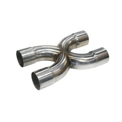 Exhaust Stamped X-Pipes 2,25" 57mm thk. 1,5mm