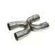 Exhaust Stamped X-Pipes 3" 76mm thk. 1,5mm
