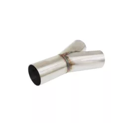 Exhaust tee 45st 76/76mm 304SS