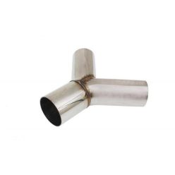   Rozsdamentes Acél Kipufogó Cső T-elág (Tee), 90 Fokos - Átmérő 63/63mm
