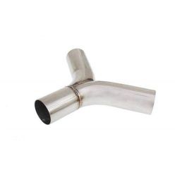   Rozsdamentes Acél Kipufogó Cső T-elág (Tee), 120 Fokos - Átmérő 51/63mm