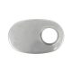 The muffler cap oval side exit 75mm 127x203mm