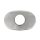 The muffler cap oval side central 62mm 127x203mm