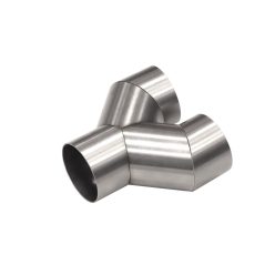 Stainless Y-Pipe Collector  2,5"-2,5" 63mm