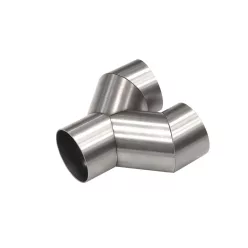 Stainless Y-Pipe Collector  3"-3" 76mm