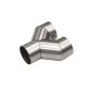 Stainless Y-Pipe Collector  3"-3" 76mm