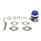 TurboWorks External WasteGate 38mm 0.5 Bar Blue