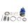 TurboWorks External WasteGate 60mm 1.6 Bar V-Band Blue