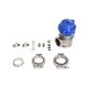 TurboWorks External WasteGate 38mm water cooled 2.5 Bar V-Band Blue
