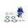 TurboWorks External 38mm Wastegate Adjustable 0.5-1 Bar Blue