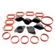Intake manifold plug kit BMW 33mm komplet 6szt. PA66 GF30