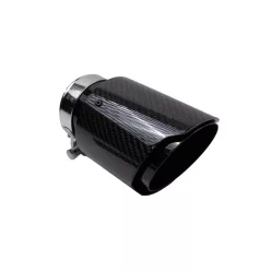 Exhaust 101mm Inlet 70mm Carbon Gloss